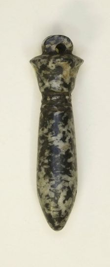 Amulet of a Papyrus Column, Egypt, Third Intermediate Period, Dynasty 21-25 (1070-656 BCE). Creator: Unknown