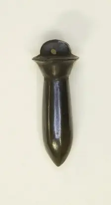 Amulet of a Papyrus Column, Egypt, Third Intermediate Period, Dynasty 21-25 (1070-656 BCE). Creator: Unknown