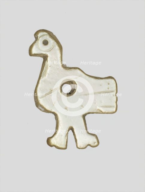 Amulet of a Rooster, Byzantine Period (4th-7th century). Creator: Unknown.