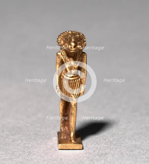 Amulet of a Ram-Headed Deity, c. 945-715 BC. Creator: Unknown.
