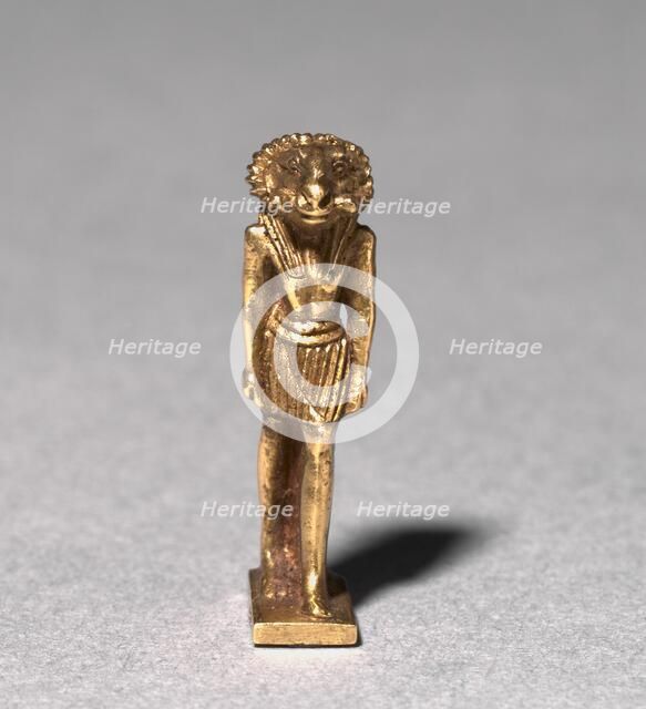 Amulet of a Ram-Headed Deity, c. 945-715 BC. Creator: Unknown.