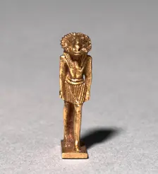 Amulet of a Ram-Headed Deity, c. 945-715 BC. Creator: Unknown