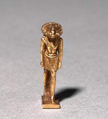 Amulet of a Ram-Headed Deity, c. 945-715 BC. Creator: Unknown
