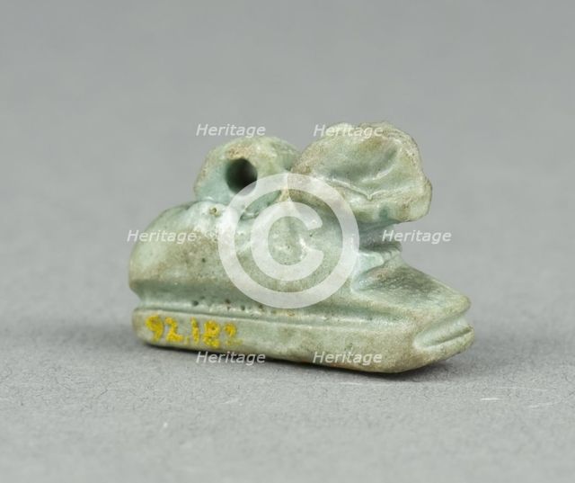 Amulet of a Recumbent Ram, Egypt, Third Intermediate Period-Late Period, Dynasty 21-31... Creator: Unknown.