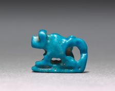 Amulet of a Walking Baboon, 2123-2040 BC. Creator: Unknown