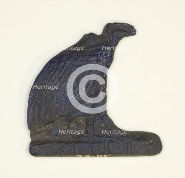 Amulet of a Vulture, Egypt, Late Period, Dynasty 25-30 (780-343 BCE). Creator: Unknown.