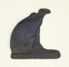 Amulet of a Vulture, Egypt, Late Period, Dynasty 25-30 (780-343 BCE). Creator: Unknown