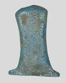 Amulet of an Axe Blade, Egypt, New Kingdom, Dynasty 18-20 (about 1550-1069 BCE). Creator: Unknown