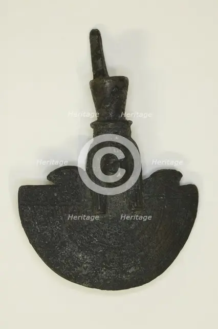 Amulet of an Aegis with the Head of the Goddess, Egypt, Third Intermediate Period-Late Period... Creator: Unknown.
