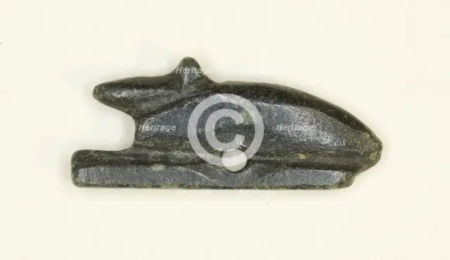 Amulet of an Ichneumon (?), Egypt, Late Period-Ptolemaic Period (?) (about 7th-1st centuries BCE). Creator: Unknown.