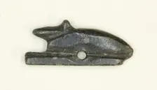 Amulet of an Ichneumon (?), Egypt, Late Period-Ptolemaic Period (?) (about 7th-1st centuries BCE). Creator: Unknown