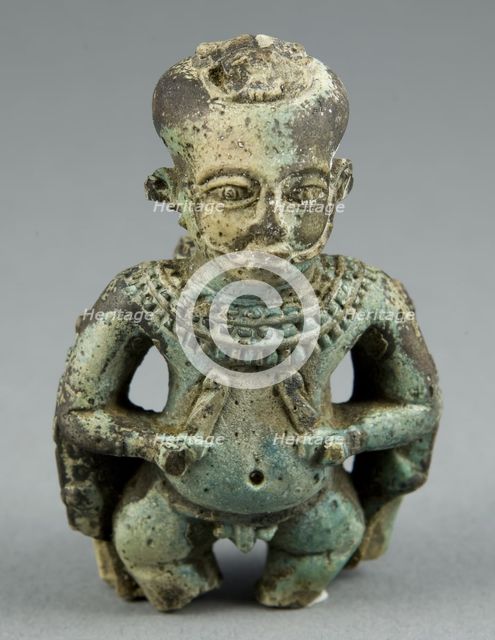 Amulet of Pataikos, Egypt, Third Intermediate Period, Dynasties 21-25 (about 1069-664 BCE). Creator: Unknown.