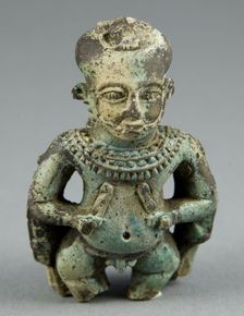Amulet of Pataikos, Egypt, Third Intermediate Period, Dynasties 21-25 (about 1069-664 BCE). Creator: Unknown