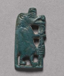 Amulet of Taweret, 1540-1296 BC. Creator: Unknown