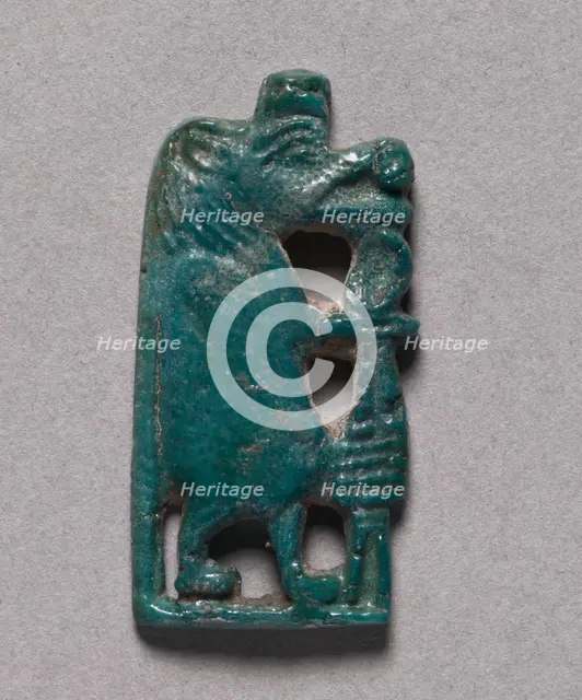 Amulet of Taweret, 1540-1296 BC. Creator: Unknown.