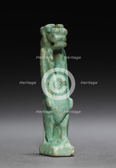 Amulet of Taweret, 305-30 BC. Creator: Unknown.