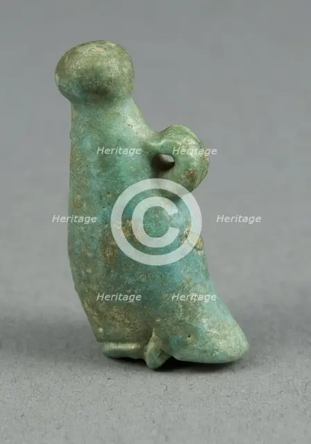 Amulet of the White Crown of Upper Egypt, Egypt, Late Period, Dynasty 26-31 (664-332 BCE). Creator: Unknown.