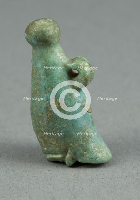 Amulet of the White Crown of Upper Egypt, Egypt, Late Period, Dynasty 26-31 (664-332 BCE). Creator: Unknown.