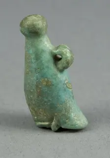 Amulet of the White Crown of Upper Egypt, Egypt, Late Period, Dynasty 26-31 (664-332 BCE). Creator: Unknown