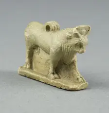 Amulet of the Apis Bull, Egypt, Late Period, Dynasties 26-31 (664-332 BCE). Creator: Unknown