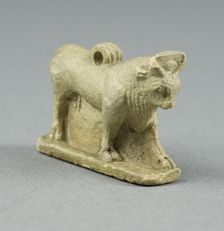 Amulet of the Apis Bull, Egypt, Late Period, Dynasties 26-31 (664-332 BCE). Creator: Unknown