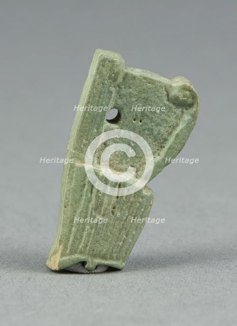 Amulet of the Crown of Lower Egypt, Egypt, Third Intermediate Period, Dynasty 21-25 (1070-656 BCE). Creator: Unknown.