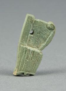 Amulet of the Crown of Lower Egypt, Egypt, Third Intermediate Period, Dynasty 21-25 (1070-656 BCE). Creator: Unknown