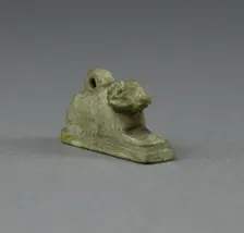 Amulet of the God Amon, Egypt, Third Intermediate Period, Dynasty 21-25 (1070-656 BCE). Creator: Unknown