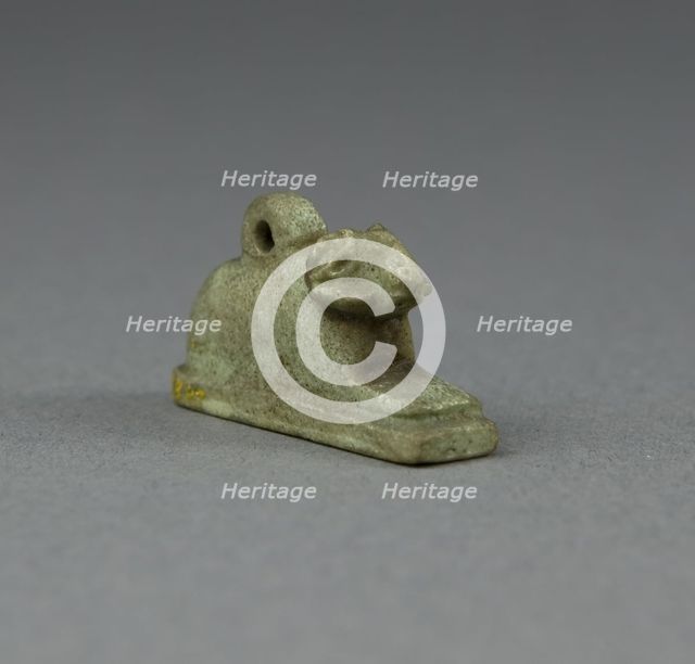 Amulet of the God Amon, Egypt, Third Intermediate Period, Dynasty 21-25 (1070-656 BCE). Creator: Unknown.