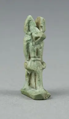 Amulet of the God Anubis, Egypt, Late Period, Dynasties 26-31 (664-332 BCE). Creator: Unknown