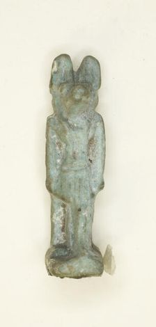 Amulet of the God Anubis, Egypt, Late Period, Dynasties 26-31 (664-332 BCE). Creator: Unknown