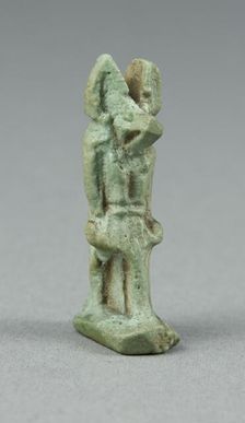 Amulet of the God Anubis, Egypt, Late Period, Dynasties 26-31 (664-332 BCE). Creator: Unknown