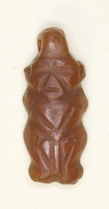 Amulet of the God Bes, Egypt, Middle Kingdom (about 1700 BCE). Creator: Unknown