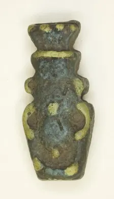 Amulet of the God Bes, Egypt, Roman Period (30 BC-395 AD). Creator: Unknown