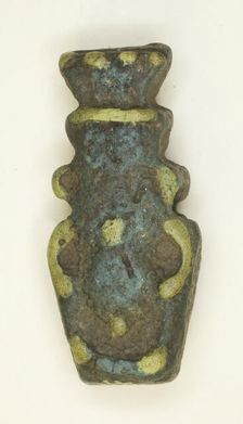 Amulet of the God Bes, Egypt, Roman Period (30 BC-395 AD). Creator: Unknown
