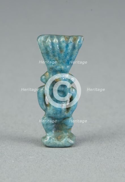 Amulet of the God Bes, Egypt, Third Intermediate Period (about 1069-664 BCE). Creator: Unknown.