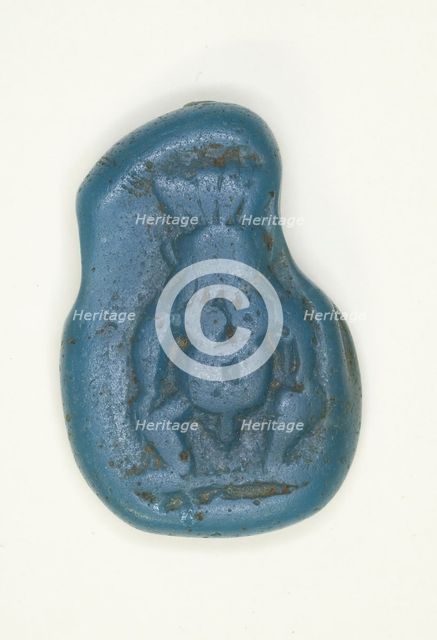 Amulet of the God Bes, Egypt, Third Intermediate Period, Dynasties 21-25 (about 1069-656 BCE). Creator: Unknown.