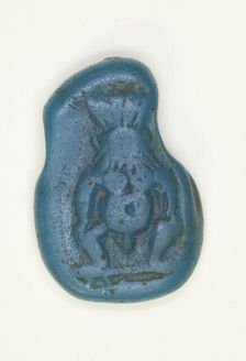 Amulet of the God Bes, Egypt, Third Intermediate Period, Dynasties 21-25 (about 1069-656 BCE). Creator: Unknown