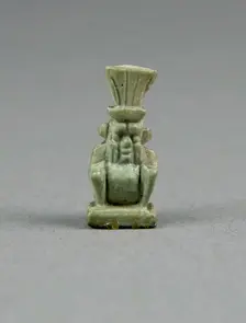 Amulet of the God Bes, Egypt, Third Intermediate Period, Dynasty 21-25 (1070-656 BCE). Creator: Unknown