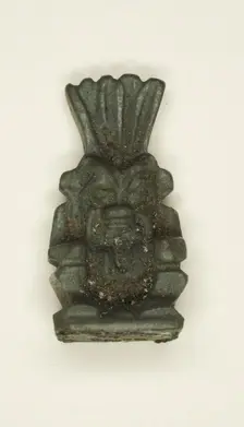 Amulet of the God Bes, Egypt, Third Intermediate Period, Dynasty 21-25 (1070-656 BCE). Creator: Unknown