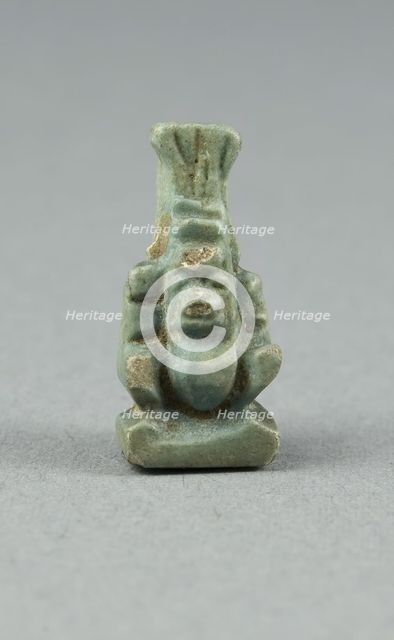Amulet of the God Bes, Egypt, Third Intermediate Period, Dynasty 21-25 (about 1069-664 BCE). Creator: Unknown.