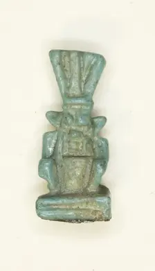Amulet of the God Bes, Egypt, Third Intermediate Period-Late Period, Dynasty 21-31 (abt 1069-332 BCE Creator: Unknown