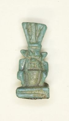 Amulet of the God Bes, Egypt, Third Intermediate Period-Late Period, Dynasty 21-31 (abt 1069-332 BCE Creator: Unknown