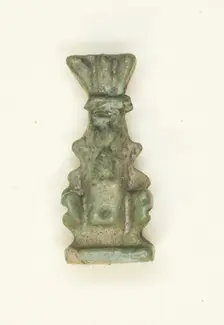 Amulet of the God Bes, Egypt, Third Intermediate Period-Late Period, Dynasties 21-31 (abt 1069-332 B Creator: Unknown