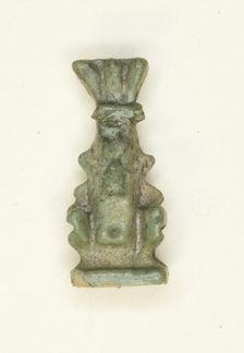 Amulet of the God Bes, Egypt, Third Intermediate Period-Late Period, Dynasties 21-31 (abt 1069-332 B Creator: Unknown