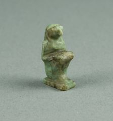 Amulet of the God Kebehsenuf (?), Egypt, Third Intermediate Period, Dynasty 21-25 (1070-656 BCE). Creator: Unknown