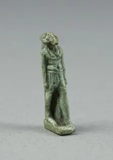 Amulet of the God Khnum, Egypt, Ptolemaic Period (332-30 BCE). Creator: Unknown
