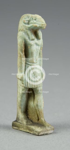Amulet of the God Khnum, Egypt, Third Intermediate Period, Dynasty 21-25 (1070-656 BCE). Creator: Unknown.