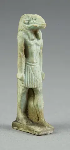 Amulet of the God Khnum, Egypt, Third Intermediate Period, Dynasty 21-25 (1070-656 BCE). Creator: Unknown