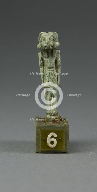 Amulet of the God Khnum, Egypt, Third Intermediate Period, Dynasty 21-25 (1070-656 BCE). Creator: Unknown.
